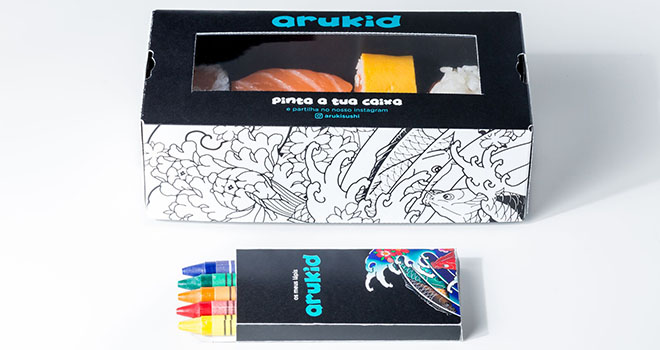 Aruki Sushi Arukid Colorir