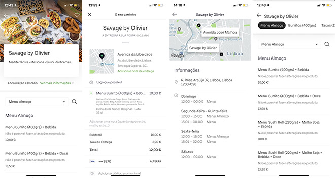 Savage Uber Eats App