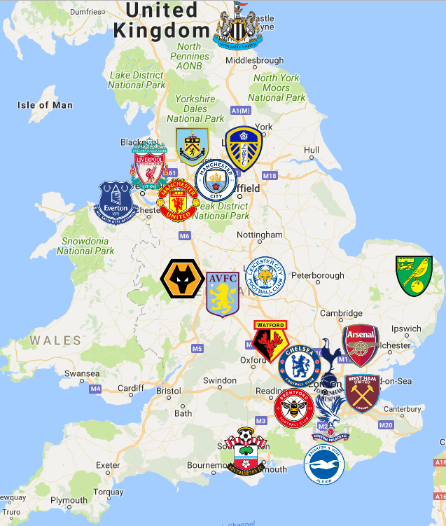 2021-Premier-League-Map