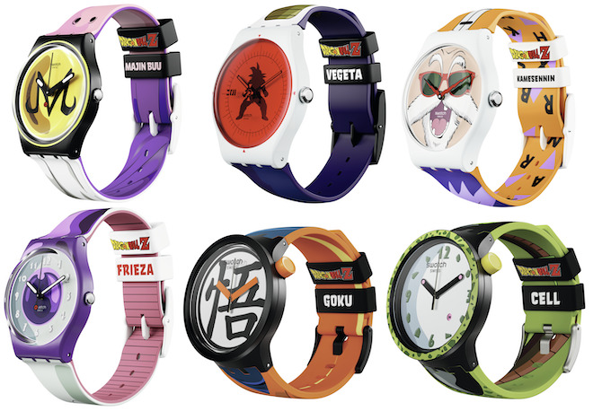 A nova coleção da Swatch é para todos os fãs do 'Dragon Ball Z