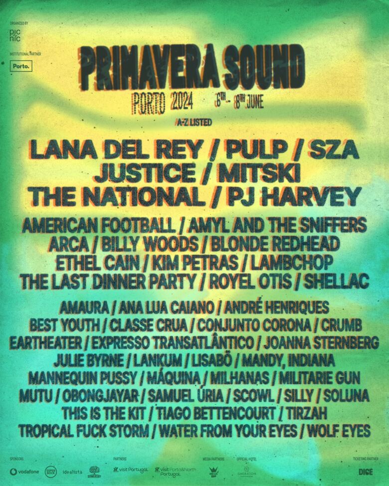 Lana del Rey, Pulp e PJ Harvey no cartaz do Primavera Sound Porto 2024