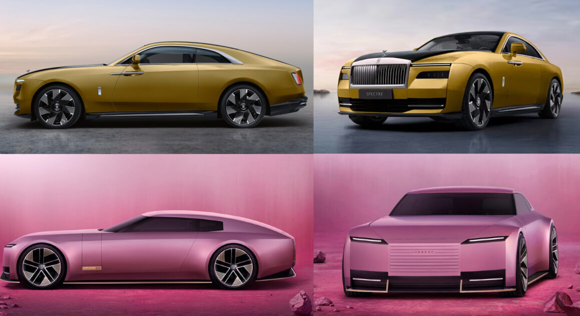 ©Jaguar / Rolls Royce / TRENDY Report (montagem)