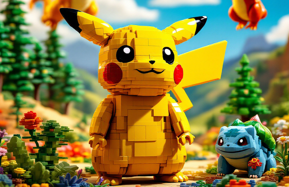 ©TRENDY Report / Imagem Gerada por IA - LEGO Pokémon