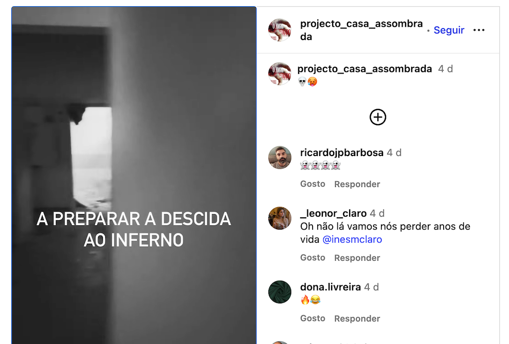 ©Reprodução Instagram / Casa Assombrada