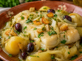 ©TRENDY Report / Imagem criada com IA | Bacalhau à Minhota
