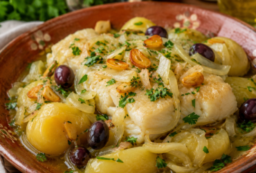 ©TRENDY Report / Imagem criada com IA | Bacalhau à Minhota