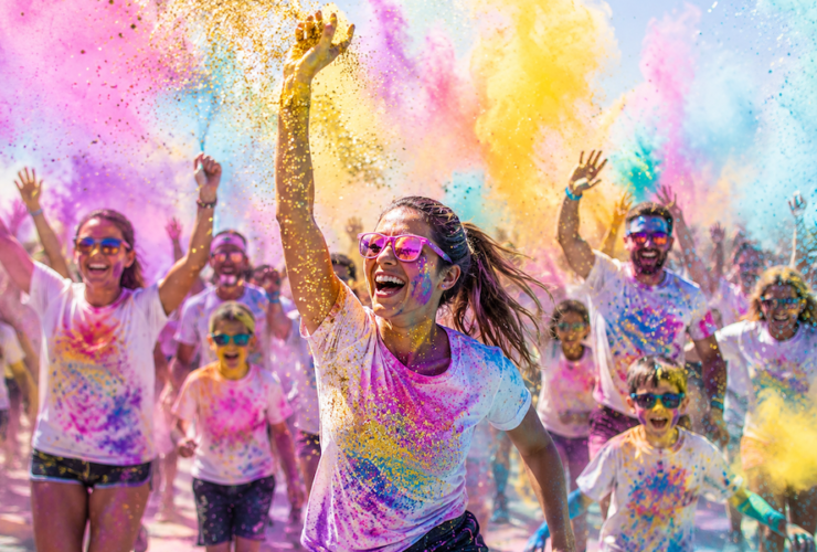 ©TRENDY Report / Imagem gerada por IA | Colour Run