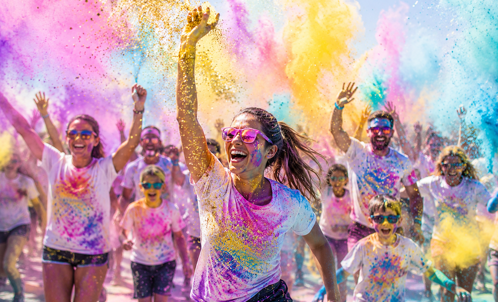 ©TRENDY Report / Imagem gerada por IA | Colour Run